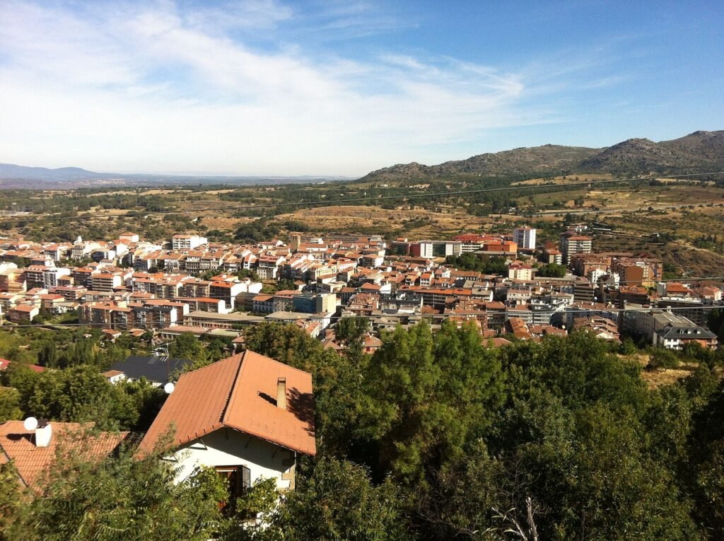 beja portugal with city view